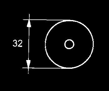 26097 60 90 45 B A Ogiva linea asse elica Riva completa di ottone conico Articolo Ø