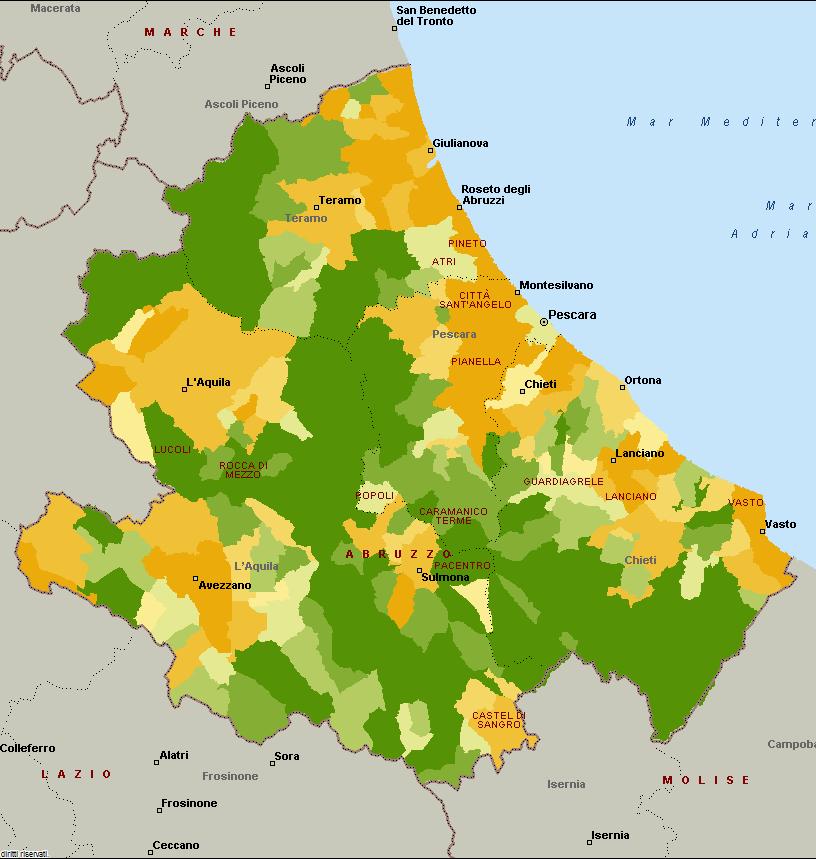 popolazione Tra il 1971 e