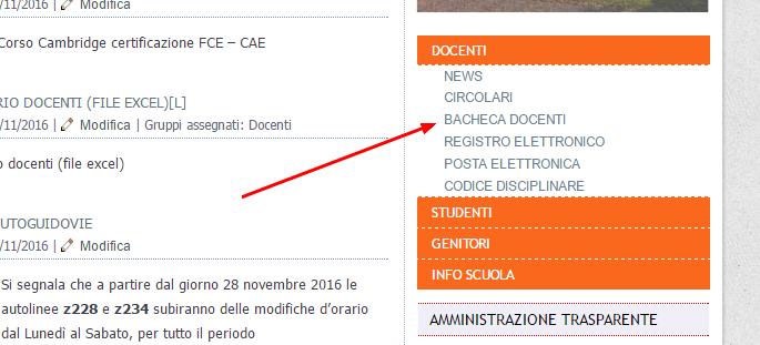 Se volete personalizzare il vostro account, dovrete fare clic su uno dei link