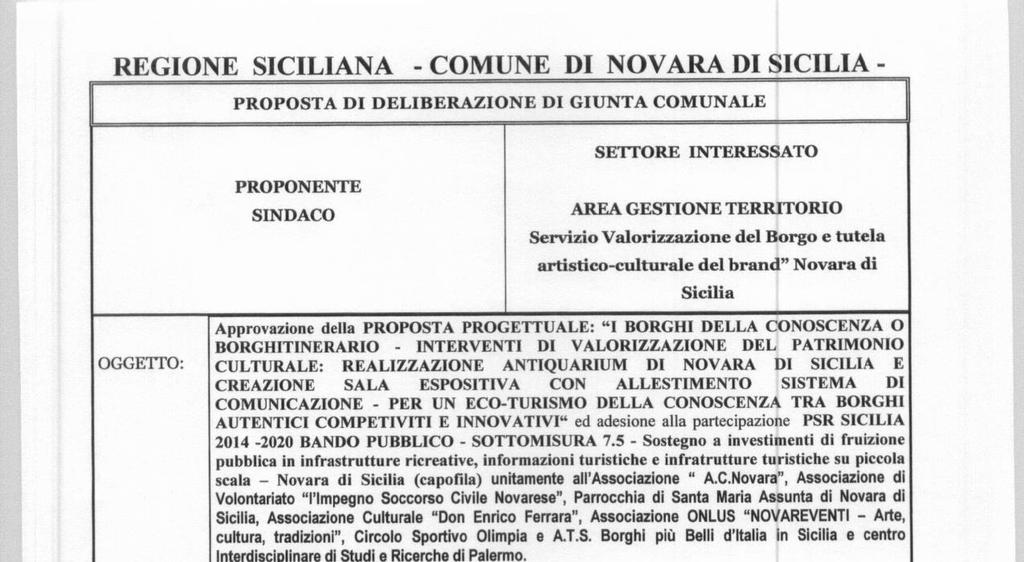 LA GIUNTA COMUNALE VISTI i su riportati pareri espressi ai sensi dell art. 12 comma 1 della Legge Regionale n.