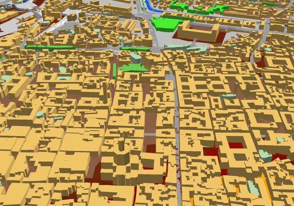 Onerosità del rilevamento topografico - 3 Carta 3D di Pavia La CTC 1:500 di Pavia