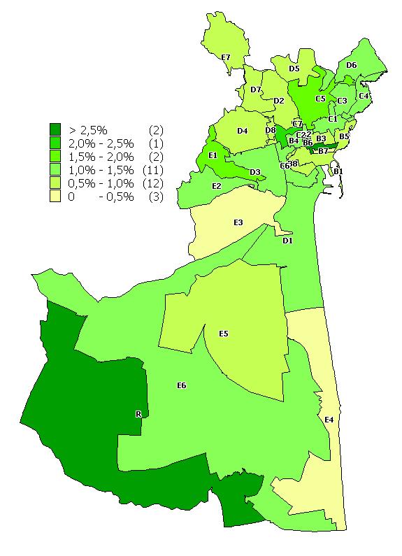 2013 Figura 15: Mappa della