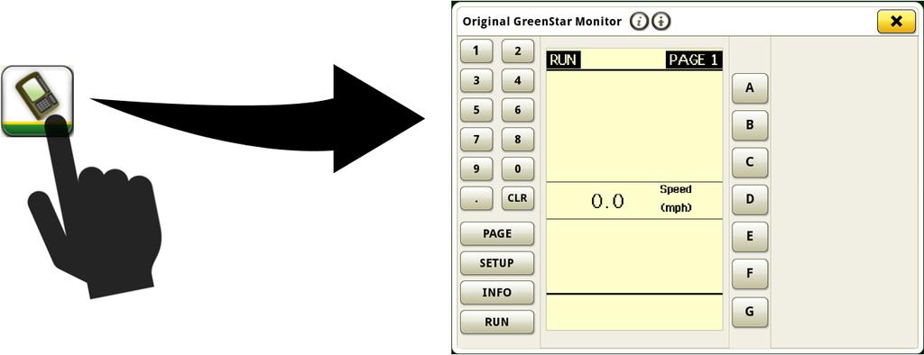 funzione può essere abilitata e disabilitata andando all'applicazione monitor GreenStar originale, e poi in Impostazioni avanzate.