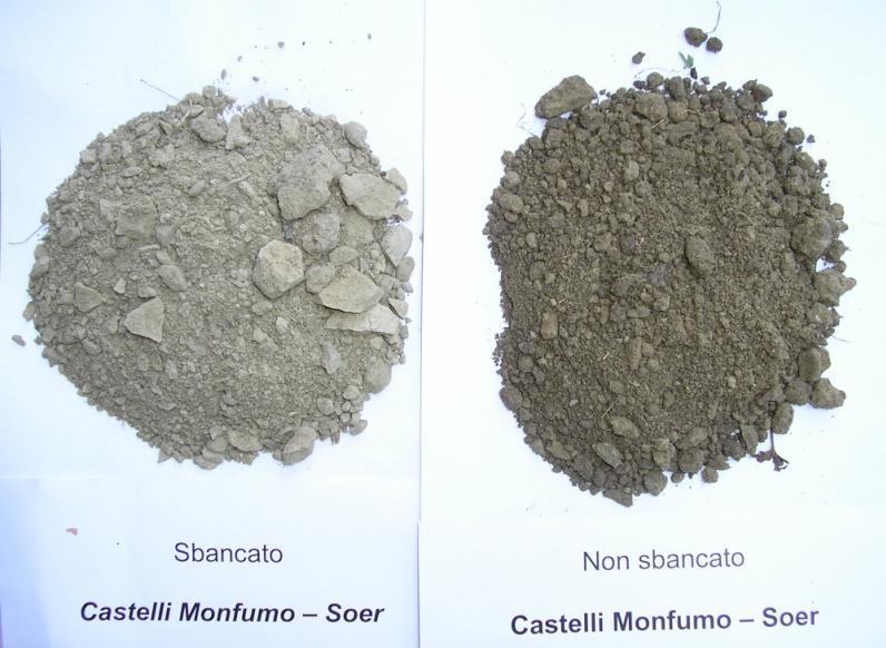 Caratteristiche fisiche dei suoli rimodellati Variazione struttura e tessitura lungo il profilo del terreno