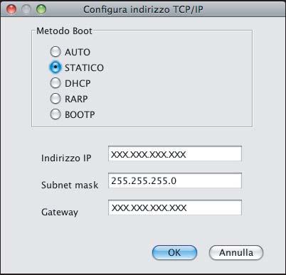 jr e eseguire il softwre. BRAmin Light er utomtimente le nuove periferihe. Not Se nell propri rete è presente un server DHCP/BOOTP/RARP, non eseguire l seguente operzione.