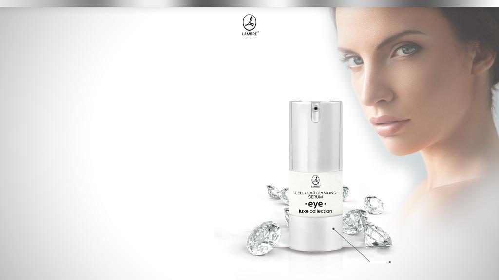 LUXE COLLECTION CELLULAR DIAMOND SERUM EYE Siero contorno occhi - 20 ml Trattamento intensivo quotidiano della pelle sotto gli occhi.