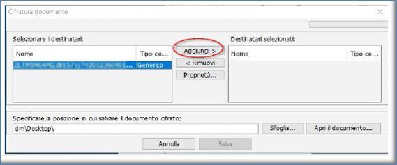 7. Chiudere la finestra Database personale e ritornare alla schermata principale di File Protector. 8.