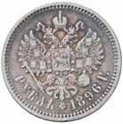 (1894-1917) Rublo 1896 - 3 AG BB/BB+