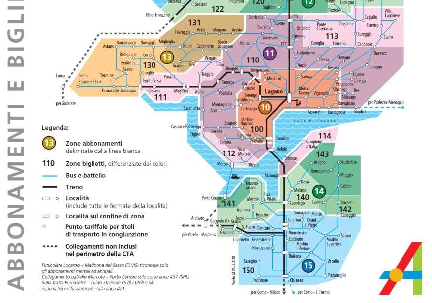 Vengono inoltre riconosciuti i titoli di trasporto del cosiddetto Servizio diretto (tariffa nazionale), gamma che comprende ad esempio l abbonamento generale, l abbonamento metà prezzo e le carte