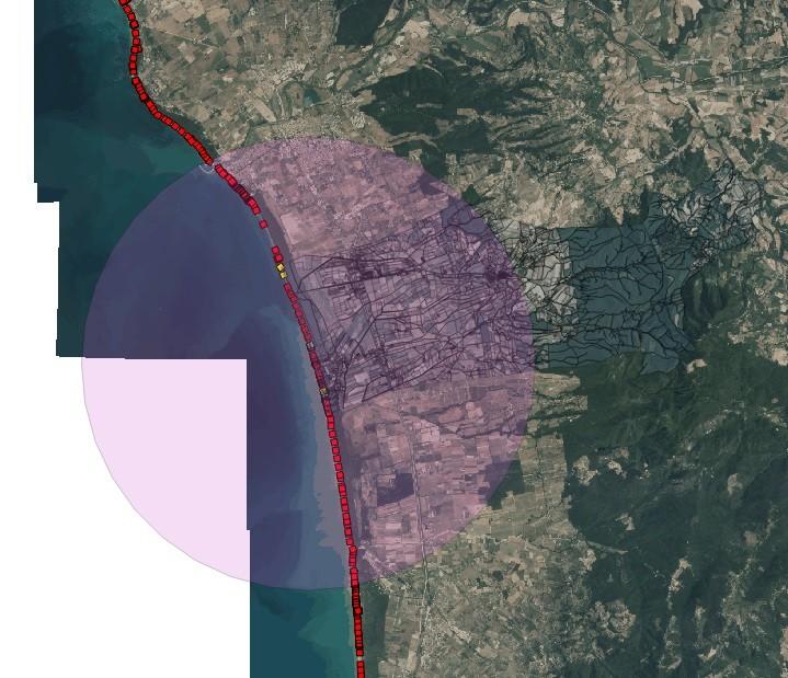 1.2 Analisi delle principali pressioni che insistono sull area L ubicazione dell intervento ricade su area antropizzata ai fini turistici ricettivi con la fortuna di avere un accesso carrabile all