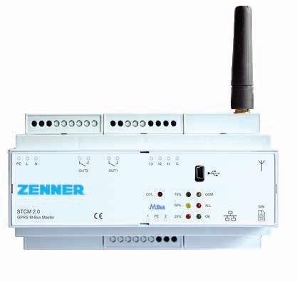 Master fehlt Data Logger GSM Booster Z MASTER RADIO GSM Dispositivo di telelettura per dispositivi M-Bus dotato di modem per l invio dati tramite E-Mail Alimentazione: 230Vac 50/60Hz.