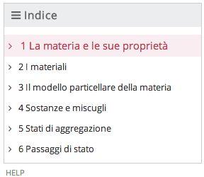 la visualizzazione a schermo intero. Un popup di Help attivabile tramite il collegamento in basso a sinistra descrive lfunzionalità della barra di controllo.