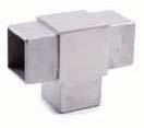 FITTINGS PER TUO QUDRO FITTINGS FOR SQURE TUES Raccordo a T per tubo quadro, satinato T connector, for square tube, Raccordo d angolo per tubo quadro, satinato 3-way corner, for square tube, E4730 20