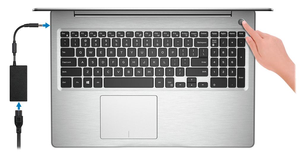 Configurare Inspiron 3585 1 N.B.: Le immagini contenute in questo documento possono differire a seconda della configurazione ordinata.