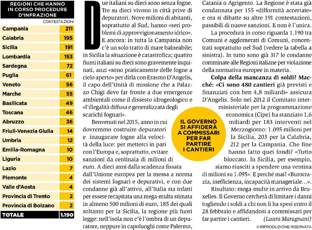 Diffusione 09/2014: 222.181 Lettori II 2014: 1.463.