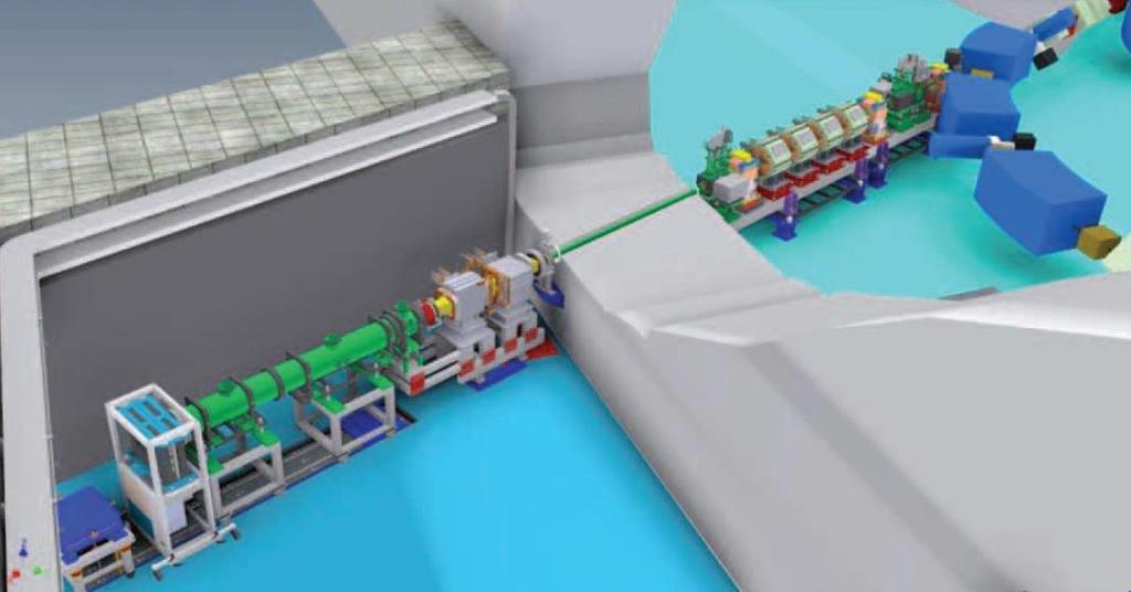 Flexible hightech design: compact solution Commissioning in 2019 New experimental room (in collaboration with INFN) Linac Ion