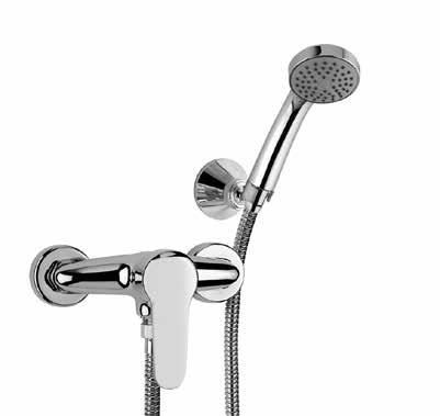 80..501L Monocomando lavello a muro, leva clinica Wall mounted medical-lever kitchen mixer Mitigeur évier mural avec manette fémorale Mezclador fregadero exterior