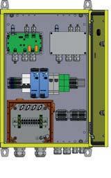 8 mm 2 alimentatore 230VAC/24VDC-20 W, IP66 188456 LaneLED, quadro di rete, 1.4301 (V2A) RAL 1023 (giallo segnale), 400 645 260.