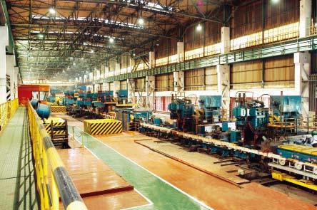 In 2012, Baosteel steel production of 43830000 tons, a total profit of 10400000000 yuan, ranking second in world steel industry.