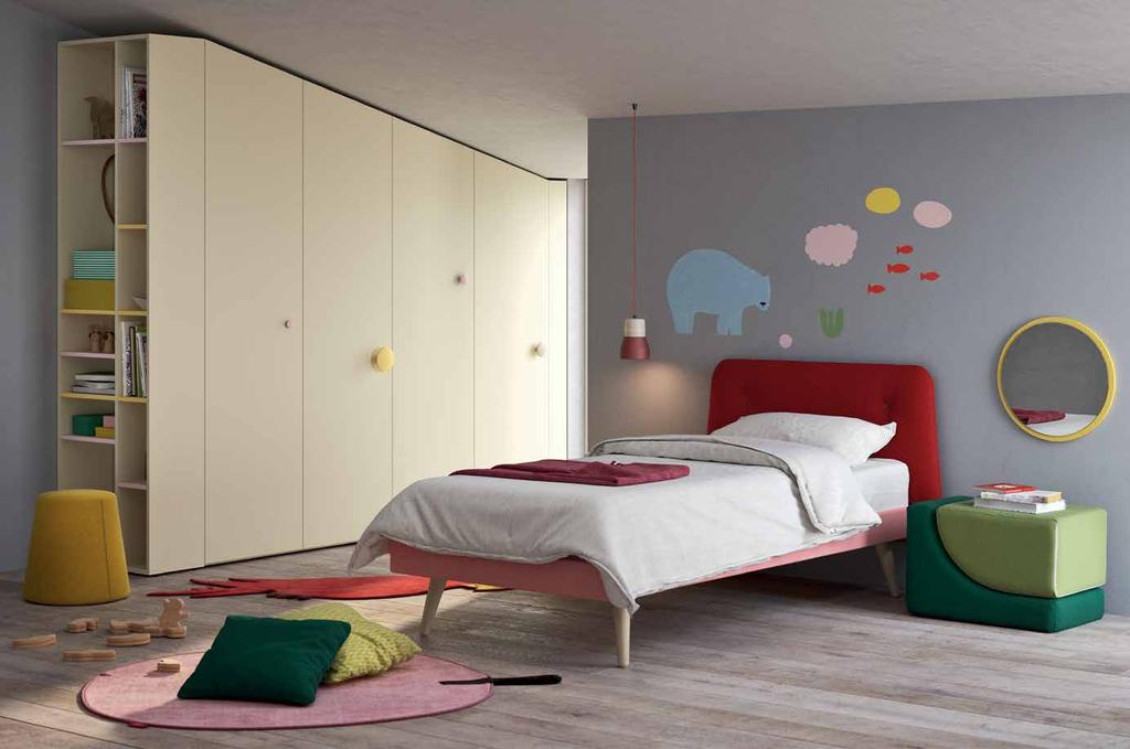 CAMERE DISARTICOLATE / FREE-FORM BEDROOMS Space 1 options