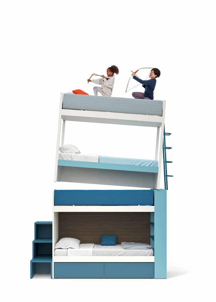 NIDI DESIGN SPACE FOR KIDS LETTI A CASTELLO / BUNK BEDS