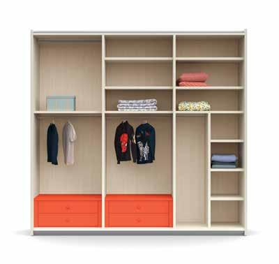 Need more drawers or shelves? And how high up should clothes be hung?