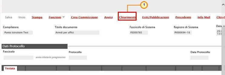 2.1 Gestione Quesiti Pervenuti La formulazione di un quesito da parte di un Operatore Economico può avvenire subito dopo la pubblicazione di un bando e fino al raggiungimento del termine indicato nel