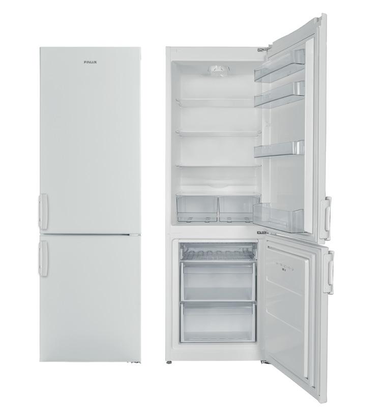 FX 366 HGB FRIGORIFERO BOTTOM NO FROST Colore beige frost Sbrinamento automatico Piedi regolabili Rotelle posteriori Contenitori porta rimovibili Cassetti freezer Ripiani regolabili Porta uova Volume