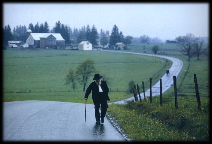 National Geographic Old Man Amish Non c'è cammino troppo lungo per chi cammina lentamente, senza