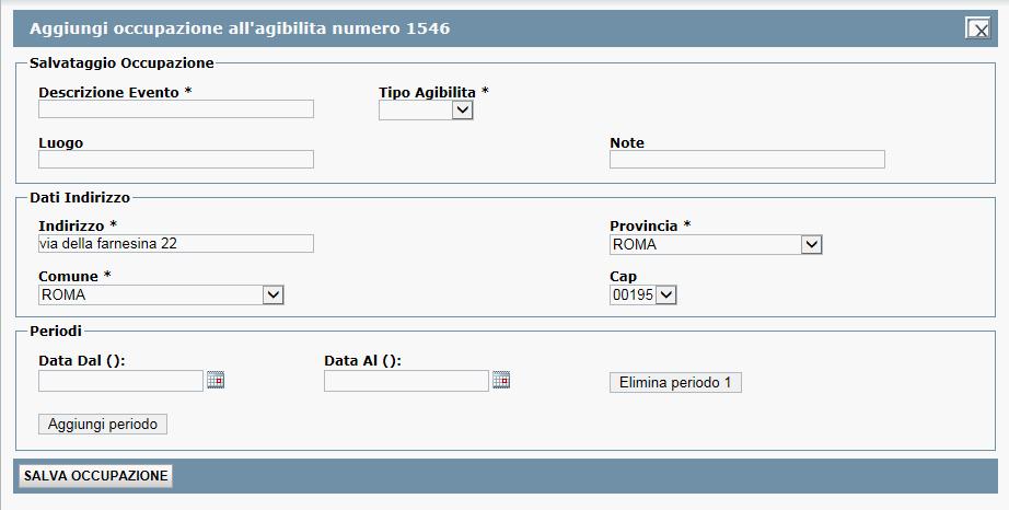 Una volta creata può essere associata a uno o più lavoratori.