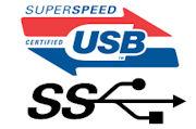 Velocità Attualmente esistono 3 velocità definite dall'ultima specifica USB 3.0/3.1 Gen: SuperSpeed, HiSpeed e FullSpeed. La modalità SuperSpeed ha una velocità di trasferimento di 4,8 Gbps.