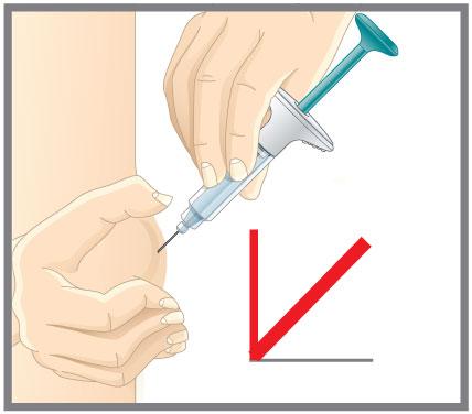 Quando è pronto a fare l iniezione, tolga il cappuccio dell ago e lo getti in un contenitore per i rifiuti.