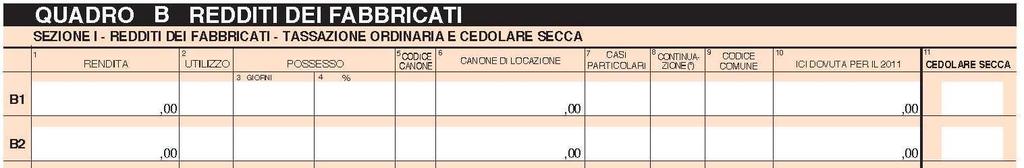 Informativa n. 10 - pagina 3 di 4 La sezione I del quadro B del contribuente sarà pertanto così compilata: 700 2 336 100 H294 538 700 3 29 100 3 1.