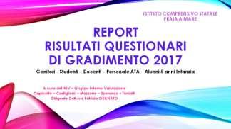 Questionari Alunni Genitori Docenti ATA Infanzia 5 anni e 169c classi 1e, 2e e 3e 233 classi 4e e 5e 142 secondaria 251 Infanzia 5 anni e 253c classi 1e, 2e e 3e 379