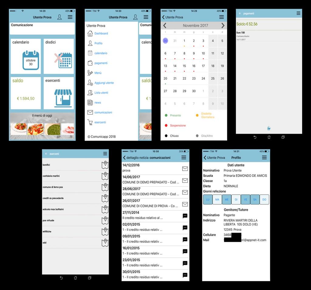 APPLICAZIONE PER SMARTPHONE O TABLET IOS, ANDROID Il genitore potrà scaricare gratuitamente l applicazione ComunicApp per Smartphone e Tablet direttamente dallo Store del terminale utilizzato,