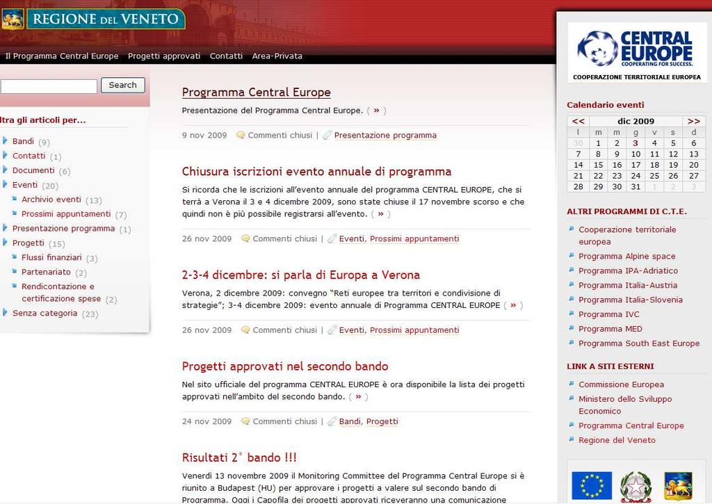 IV. Il Punto di Contatto Nazionale (2) Il blog della Regione del Veneto http://coopterritoriale.regione.veneto.