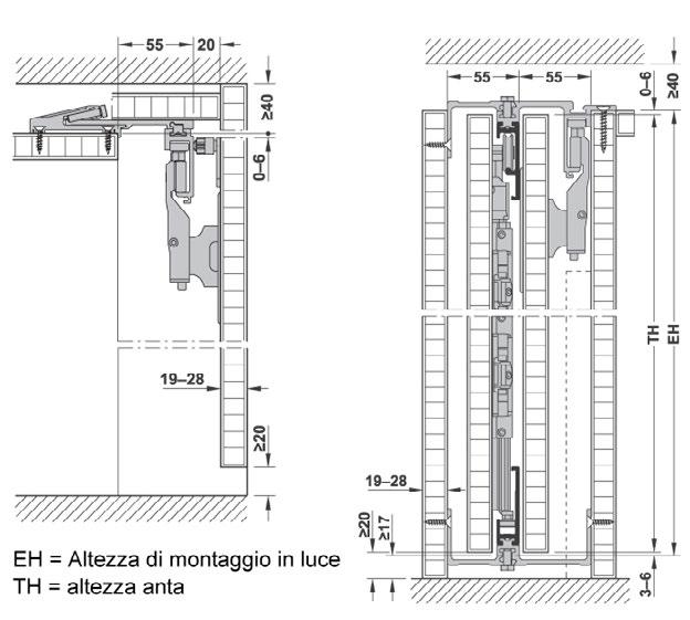 argento H. anta 1851-2600 dx, anod. argento H. anta 1250-1850 sx, anod. nero H. anta 1250-1850 dx anod.