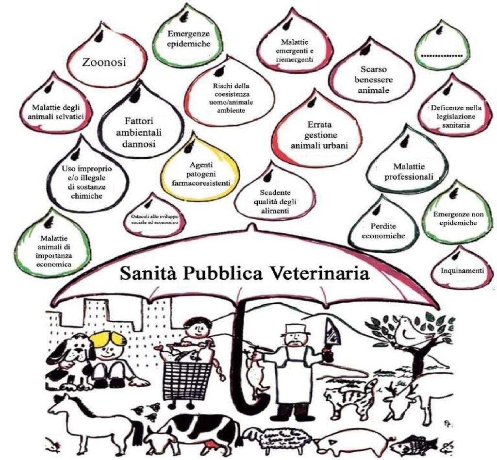 L Ombrello della Sanità Pubblica Veterinaria (A. Mantovani, C. Parodi, E. Lasagna et al., prima ed.