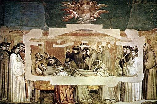 Nella cappella Bardi, sono raffigurati gli episodi della Vita di San Francesco e alcune figure di Santi francescani.