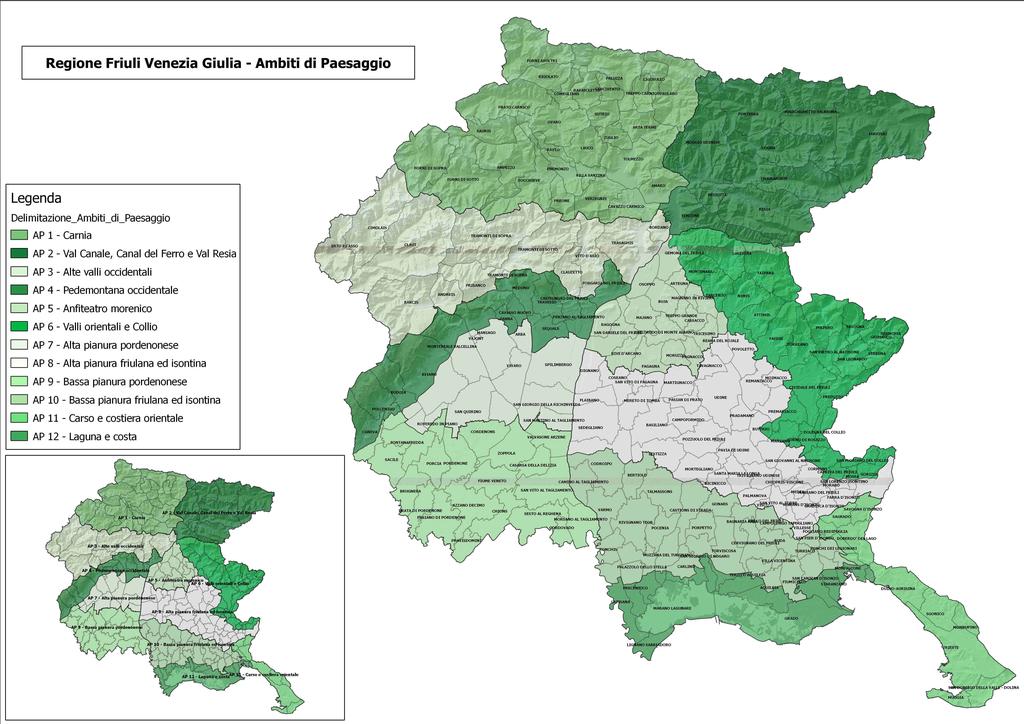 Figura 1 - Ambiti di paesaggio