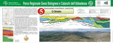 Percorsi geologici Via del Pilastrino - Castel de' Britti Alveo del