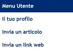 INSERIMENTO DI NUOVO ARTICOLO Le pagine che vengono inserite nel sito si chiamano articoli.