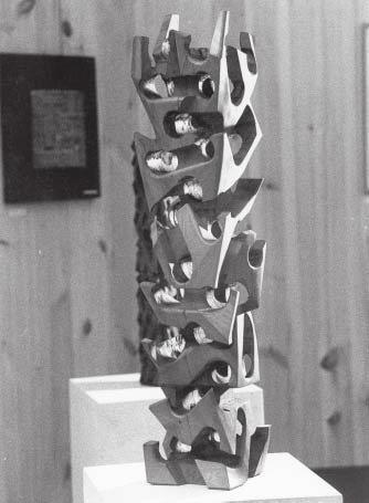 1956 SCULTURA Il tarlo, I (Il tarlo ricordi antichi) s 119 Scultura in legno h.