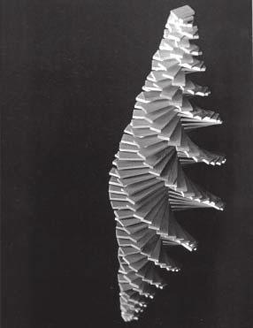 1958 SCULTURA Doppia spirale s 176 Bozzetto di scultura in legno