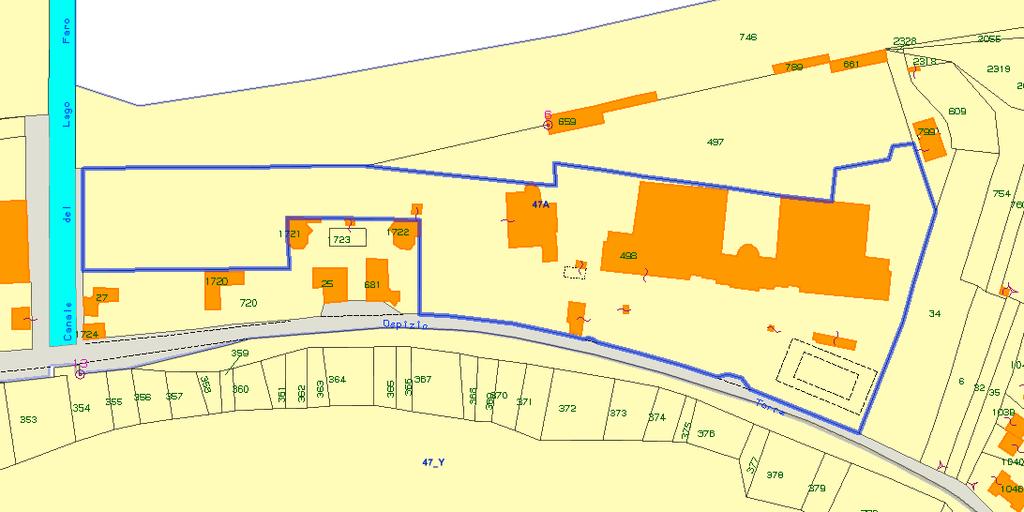 DESCRIZIONE DEL COMPENDIO IMMOBILIARE DENOMINATO VILLA FARO Il compendio è costituito da più corpi di fabbrica disposti a padiglioni isolati, occupa una superficie censuaria complessiva di m 2 19.