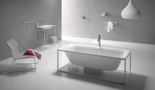 La concentrazione sull essenziale è la via maestra verso idee nuove BETTELUX SHAPE Design: Tesseraux + Partner Una nuova generazione di vasche da bagno e di lavabi, nella cornice di un telaio