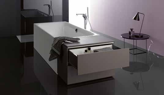 La nuova combinazione di oggetto da bagno e mobile, wellness e abitabilità BETTEMODULES Design: Tesseraux + Partner Look persuasivamente essenziale - varietà di affascinanti design.