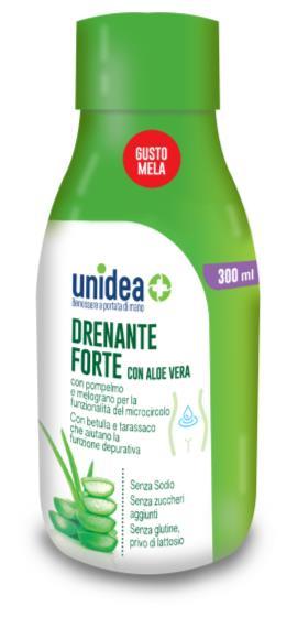 DRENANTE FORTE 300 ml - 974010011 Senza sodio, senza zuccheri aggiunti e senza grassi saturi. Naturalmente privo di lattosio. Senza glutine.