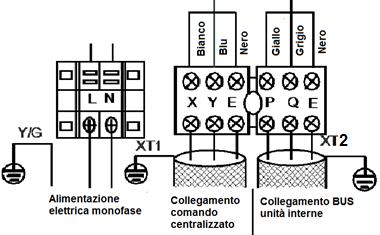 SWING MOTOR PUMP EEV T1 T2 T2B XP1 8/XS1 8 XT1 XT2 F K Motorino per movimento aletta Motorino pompa acqua Valvola elettronica di espansione EXV Sensore temperatura in aspirazione aria interna Sensore