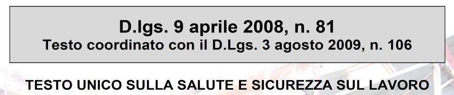 Articolo 18 - Obblighi del datore di lavoro e del dirigente 1.